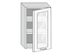 19.50.3 Шкаф настенный (h=913) на 500мм с 1-ой стекл. дверцей в Кунгуре - kungur.magazin-mebel74.ru | фото