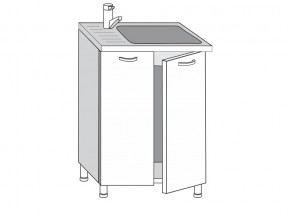 2.60.2м Шкаф-стол на 600мм под врезную мойку с 2-мя дверцами в Кунгуре - kungur.magazin-mebel74.ru | фото