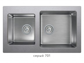 Мойка комбинированная Tolero twist TTS-840 Серый 701 в Кунгуре - kungur.magazin-mebel74.ru | фото