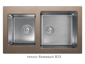 Мойка комбинированная Tolero twist TTS-840 Темно-бежевый 823 в Кунгуре - kungur.magazin-mebel74.ru | фото