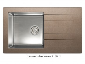 Мойка комбинированная Tolero twist TTS-860 Темно-бежевый 82 в Кунгуре - kungur.magazin-mebel74.ru | фото