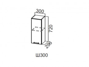 Ш300/720 Шкаф навесной 300/720 в Кунгуре - kungur.magazin-mebel74.ru | фото